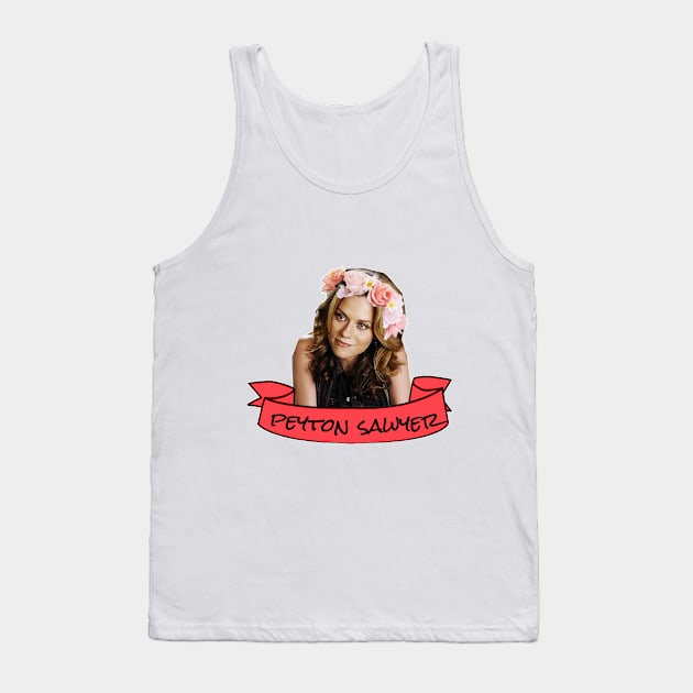 Peyton Sawyer Flower Crown Tank Top by lunalovebad